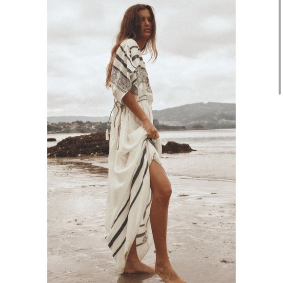 BEADED KAFTAN DRESS xs-s - Picture 2 of 5